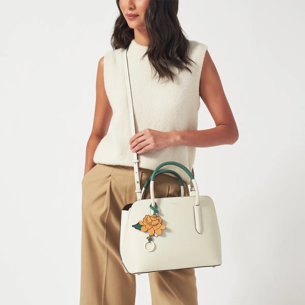 NWT Radley London Liverpool Street 2.0 Color-block Small Zip Top Satchel Bag